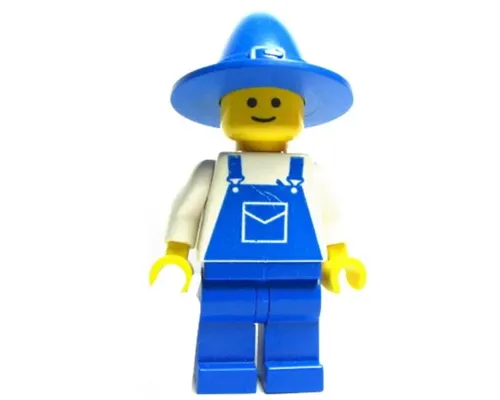 Overalls Blue with Pocket, Blue Legs, Blue Wizard / Witch Hat Image