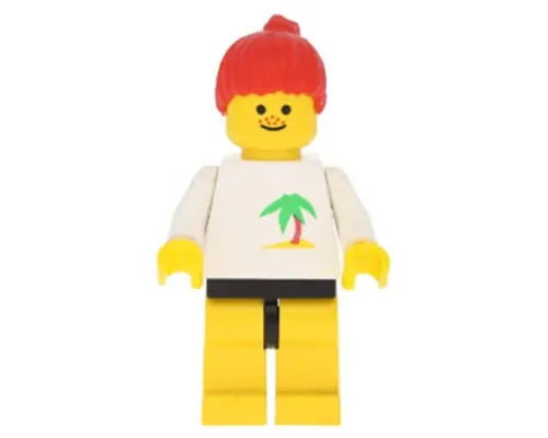 Palm Tree - Yellow Legs, Red Ponytail Hair Image