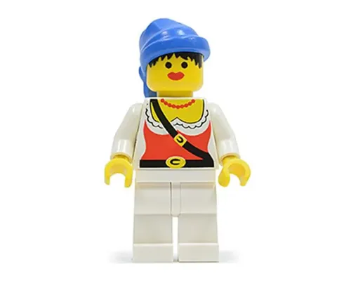 Pirate Female, White Legs, Blue Bandana Image