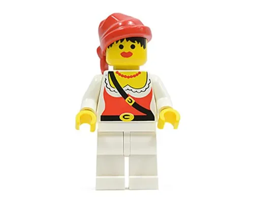 Pirate Female, White Legs, Red Bandana Image