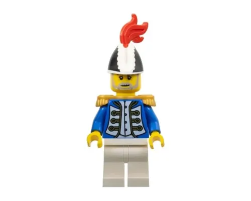 Imperial Soldier IV - Governor, Male, Black and White Bicorne, Red Plume, Gold Epaulettes Image