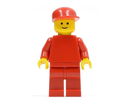 Plain Red Torso with Red Arms, Red Legs, Red Cap Image