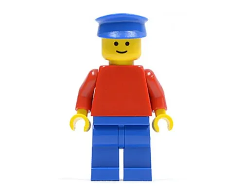 Plain Red Torso with Red Arms, Blue Legs, Blue Hat Image