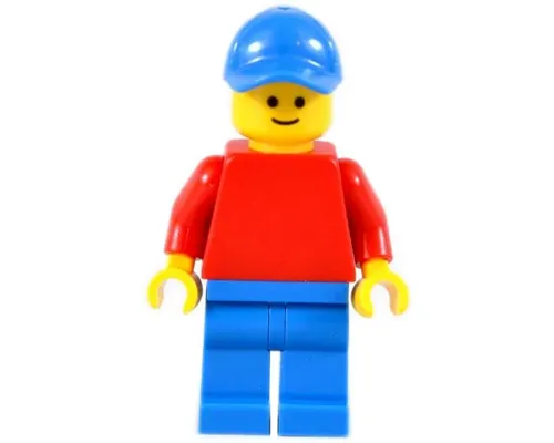 Plain Red Torso with Red Arms, Blue Legs, Blue Cap Image