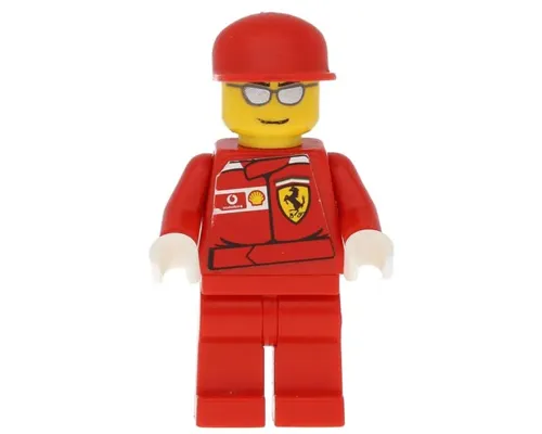 F1 Ferrari Engineer - with Torso Stickers, White Hands Image