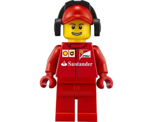 Scuderia Ferrari Team Crew Member - Male, Thin Grin with Teeth Image