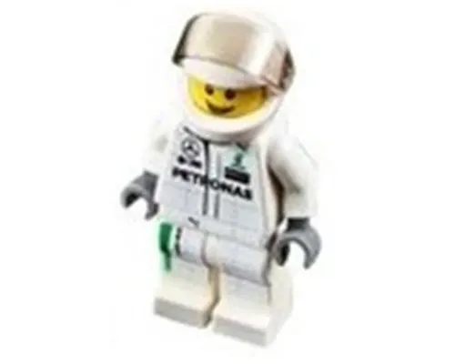 Mercedes F1 W07 Hybrid Driver - White Helmet Image