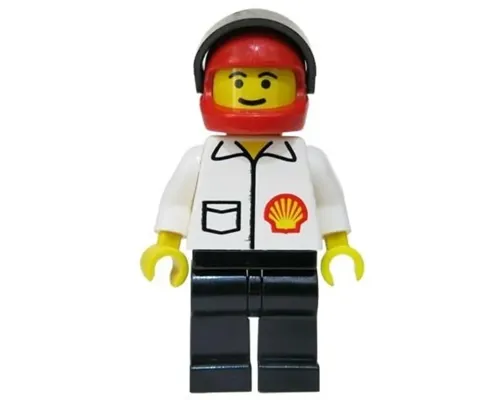 Shell - Jacket, Black Legs, Red Helmet, Black Visor Image