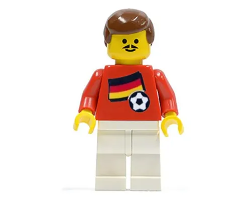 Soccer Player - Belgian Player 1, Belgian Flag Torso Sticker on Front, Black Number Sticker on Back (specify number in listing) Image