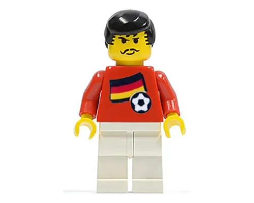 Soccer Player - Belgian Player 3, Belgian Flag Torso Sticker on Front, Black Number Sticker on Back (specify number in listing) Image