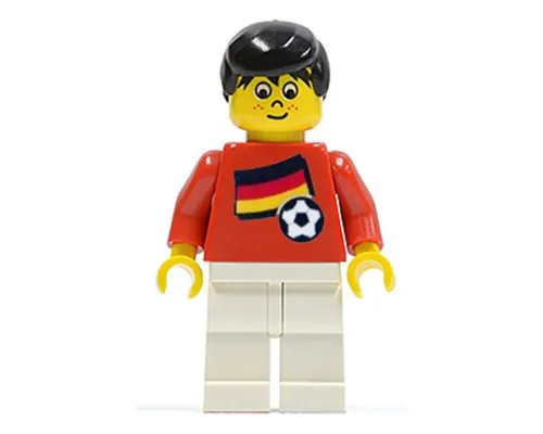 Soccer Player - Belgian Player 5, Belgian Flag Torso Sticker on Front, Black Number Sticker on Back (specify number in listing) Image