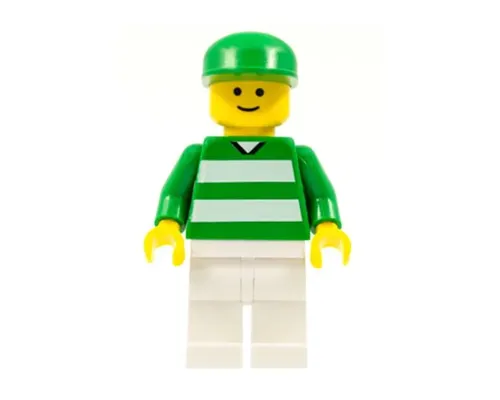 Soccer Fan Green and White Team, Green Cap Image