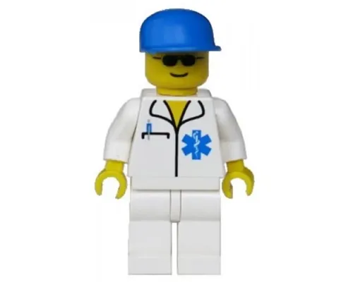 Doctor - EMT Star of Life, White Legs, Blue Cap Image