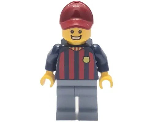 Soccer Fan - FC Barcelona, Male, Sand Blue Legs Image