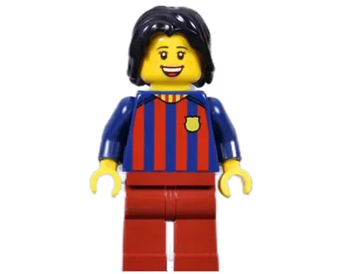 Soccer Fan - FC Barcelona, Female, Dark Red Legs Image