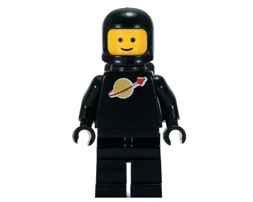 Classic Space - Black with Air Tanks and Motorcycle (Standard) Helmet (Reissue) Image