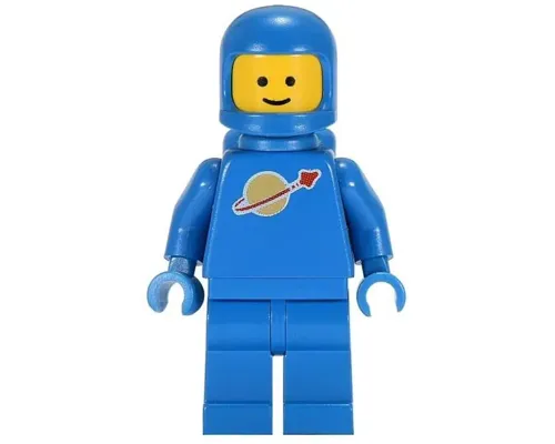 Classic Space - Blue with Air Tanks and Motorcycle (Standard) Helmet (Reissue) Image