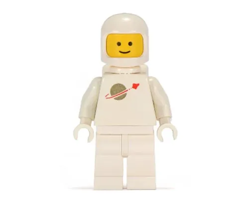 Classic Space - White with Air Tanks and Motorcycle (Standard) Helmet (Reissue) Image