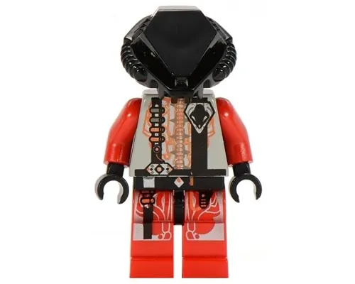 UFO Zotaxian Alien - Red Pilot with Plain Black Helmet (Chamon) Image