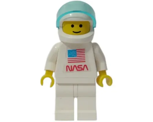 Shuttle Astronaut with NASA Sticker on Torso Image