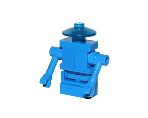 Classic Space Droid - Hinge Base, Blue with Trans-Blue Dish Image