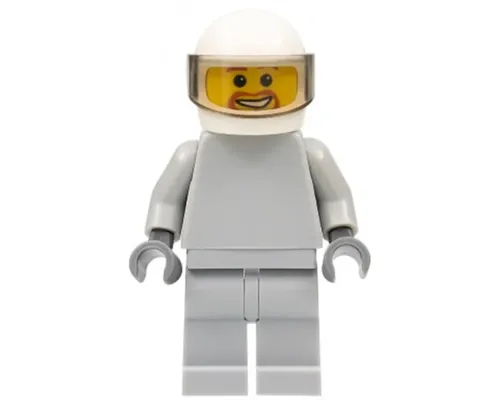 Star Justice Astronaut 3 - without Torso Sticker (Beard Around Mouth) Image