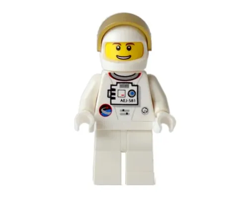 Shuttle Astronaut - Male, Thin Grin with Teeth Image