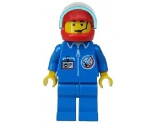 Launch Command - Crew, Red Helmet, Trans-Light Blue Visor Image