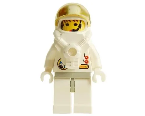 Space Port - Astronaut 2 Red Buttons, White Legs with Light Gray Hips, Female Image