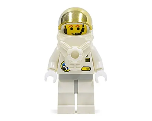 Space Port - Astronaut C1, White Legs with Light Gray Hips, Breathing Apparatus Image