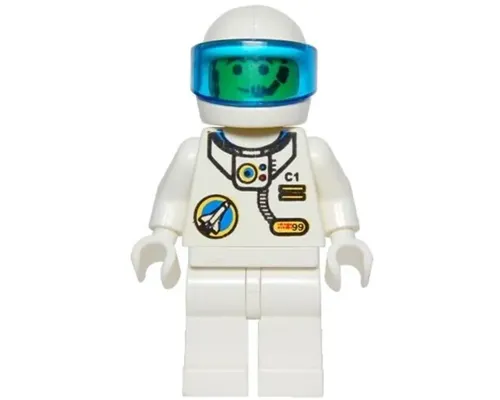 Space Port - Astronaut C1, White Legs, White Helmet, Visor Image