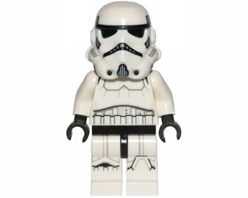 Imperial Stormtrooper - Male, Dual Molded Helmet with Black Panels on Back, Light Nougat Head, Scowl Image