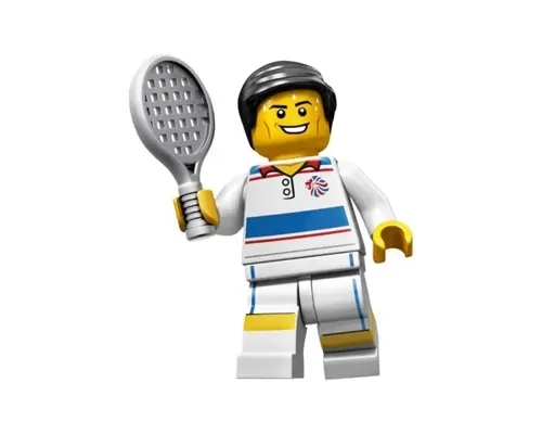 Tactical Tennis Player, Team GB (Minifigure Only without Stand and Accessories) Image