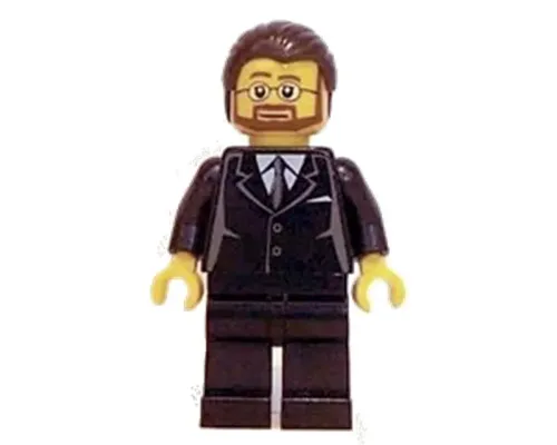 LEGO Brand Store Male, Black Suit - Victor Image