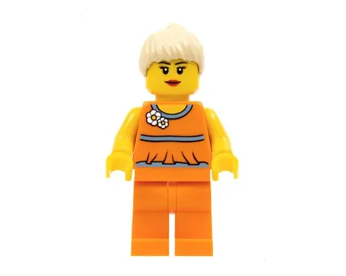 LEGO Brand Store Female, Orange Halter Top - Saarbrücken, Germany Image