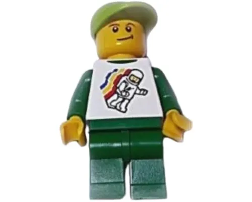 LEGO Brand Store Male, Classic Space Minifigure Floating - Peabody Image