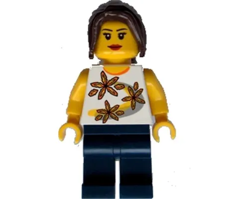 LEGO Brand Store Female, Yellow Flowers - Paris, France (So Ouest) Image