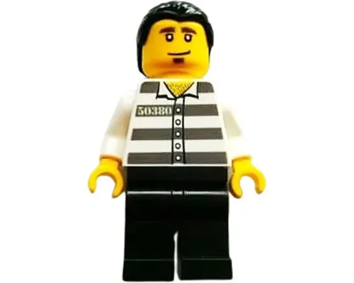 LEGO Brand Store Male, Jail Prisoner Shirt with Prison Stripes - Toronto Yorkdale Image