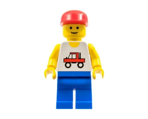 Trucker - Blue Legs, Red Cap Image