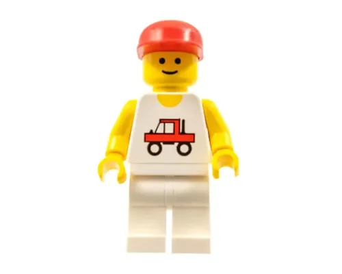 Trucker - White Legs, Red Cap Image