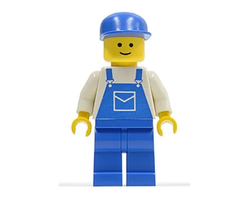 Overalls Blue with Pocket, Blue Legs, Blue Cap Image