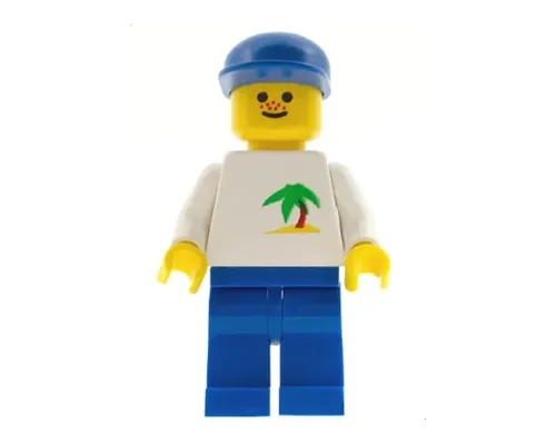 Palm Tree - Blue Legs, Blue Cap Image