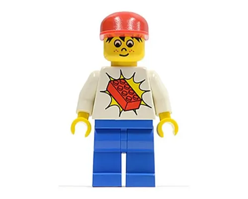 Railway Brickster with Red Brick on Chest Image