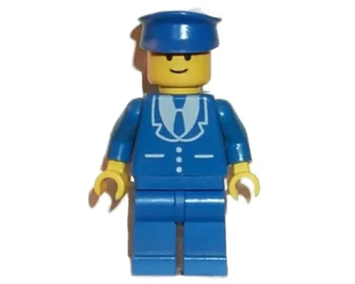 Suit with 3 Buttons Blue - Blue Legs, Blue Hat Image