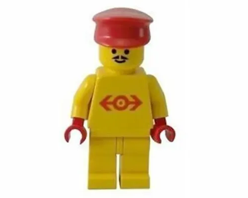 LEGO Loco Super Station Master with Red Plastic Cape Image