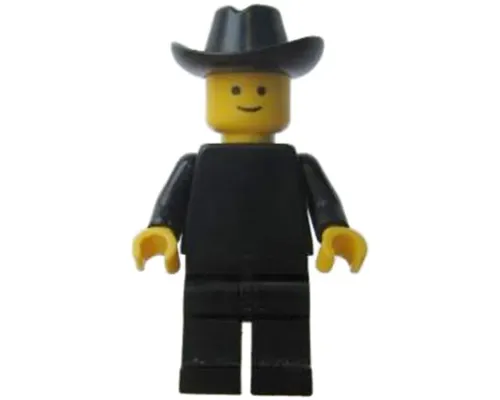 Patron - Black Torso (without Torso Sticker), Black Legs, Black Cowboy Hat Image