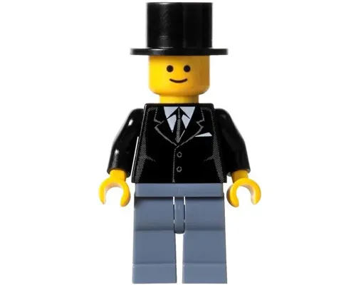 Suit Black, Top Hat, Sand Blue Legs Image