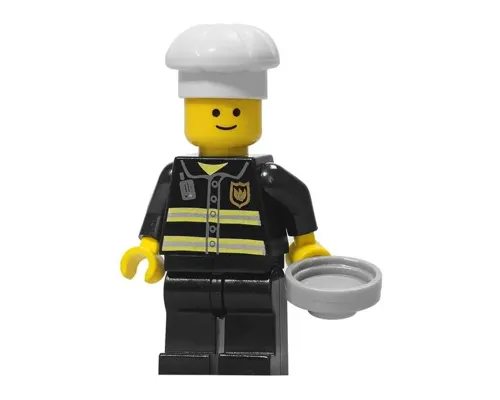 Fire - Reflective Stripes, Black Legs, White Chef Toque Image