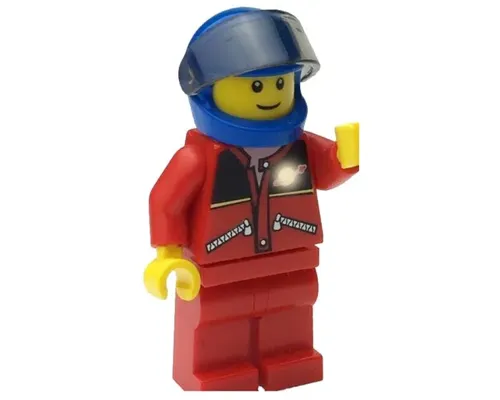 Red Jacket with Zipper Pockets and Classic Space Logo, Red Legs, Blue Helmet Image