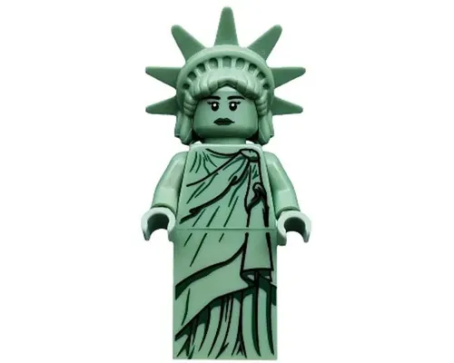 Lady Liberty - Hard Plastic Hair with Tiara Image